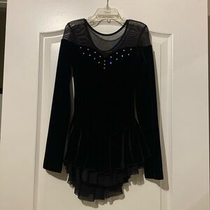 Chloe Noel Double Velvet Skirt